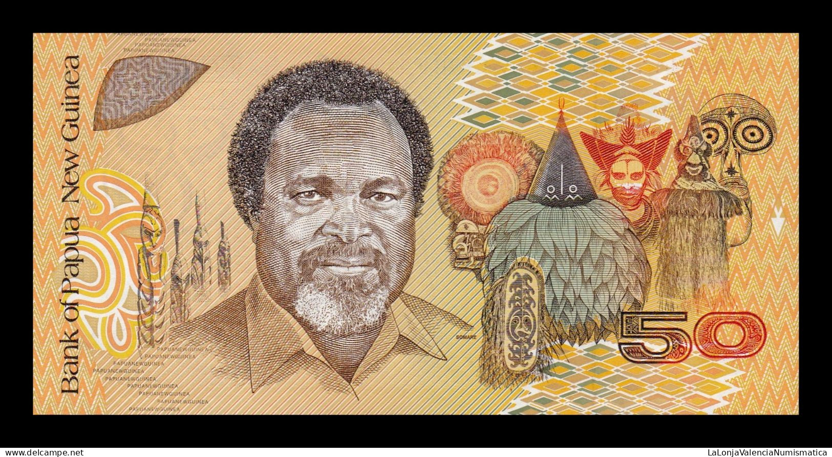 Papua New Guinea 50 Kina 1989 Pick 11 Sc Unc - Papouasie-Nouvelle-Guinée