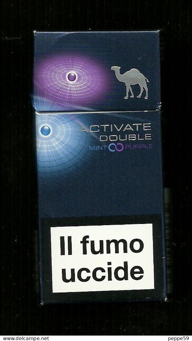 Tabacco Pacchetto Di Sigarette Italia - Camel Activate Double Da 10 Pezzi - Vuoto - Etuis à Cigarettes Vides