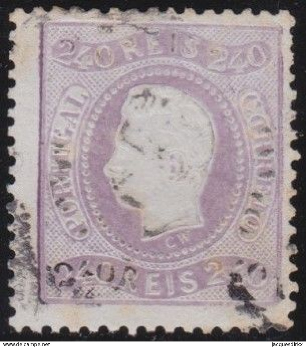 Portugal      .   Y&T      .     34  (2 Scans)    .     O      .     Cancelled - Used Stamps