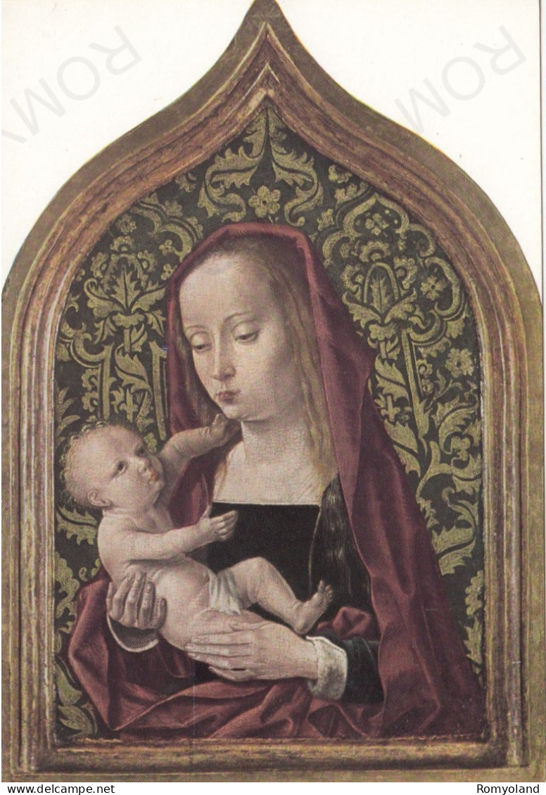 CARTOLINA  OTTERLO,EDE,GELDERLAND,PAESI BASSI-RIJKSMUSEUM KROLLER-MULLER-ANONYM FRANS-MADONNA MET KIND-NON VIAGGIATA - Ede