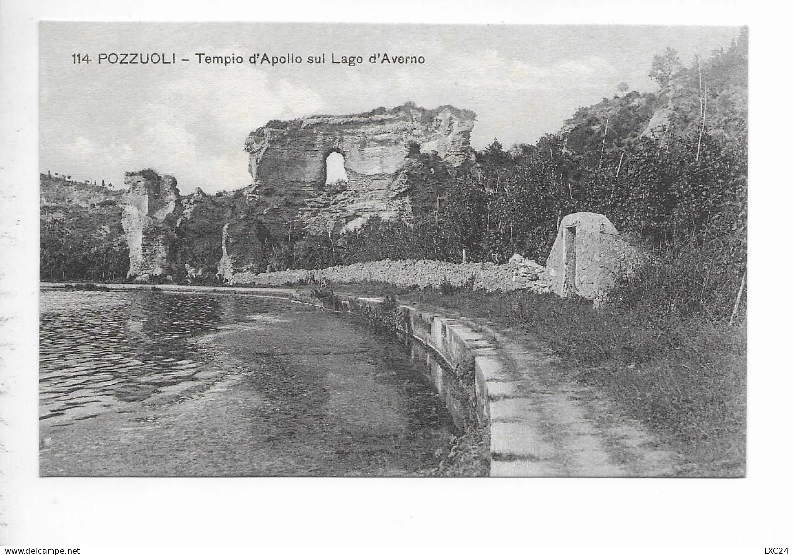 POZZUOLI. TEMPIO D' APOLLO SUL LAGO D' AVERNO. - Pozzuoli