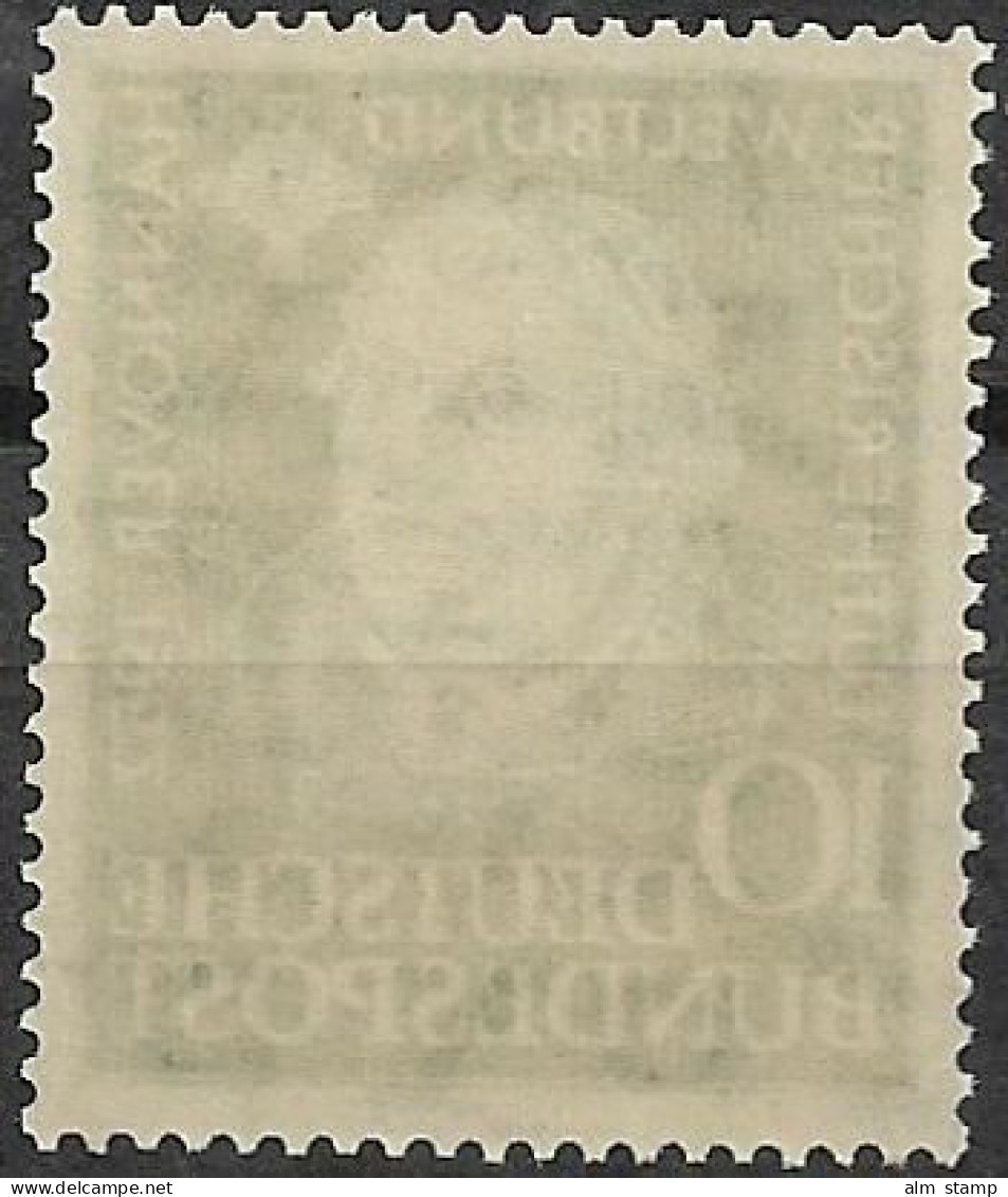 1952 Deutschland Germany  Mi. 149 **MNH Tagung Des Lutherischen Weltbundes, Hannover - Ungebraucht