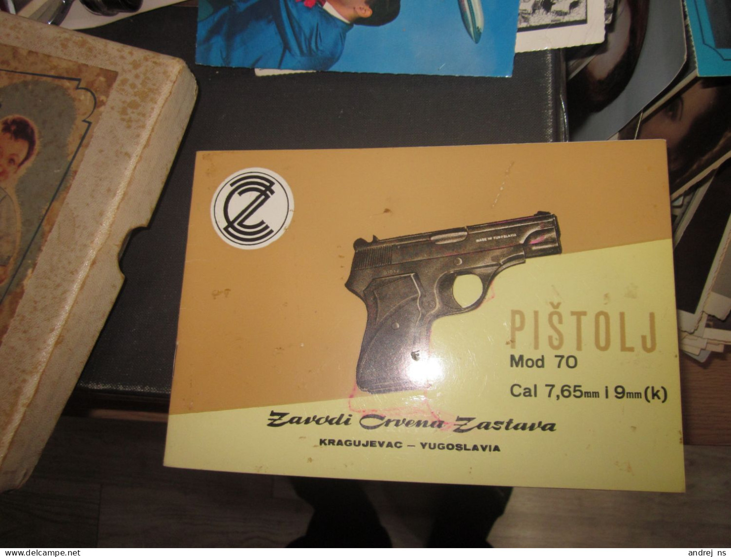 Old Pistol Catalog Kragujevac Yugoslavija Crvena Zastava Pistolj Mod 67 Cal 7.65 I 9 Mm - Otros & Sin Clasificación