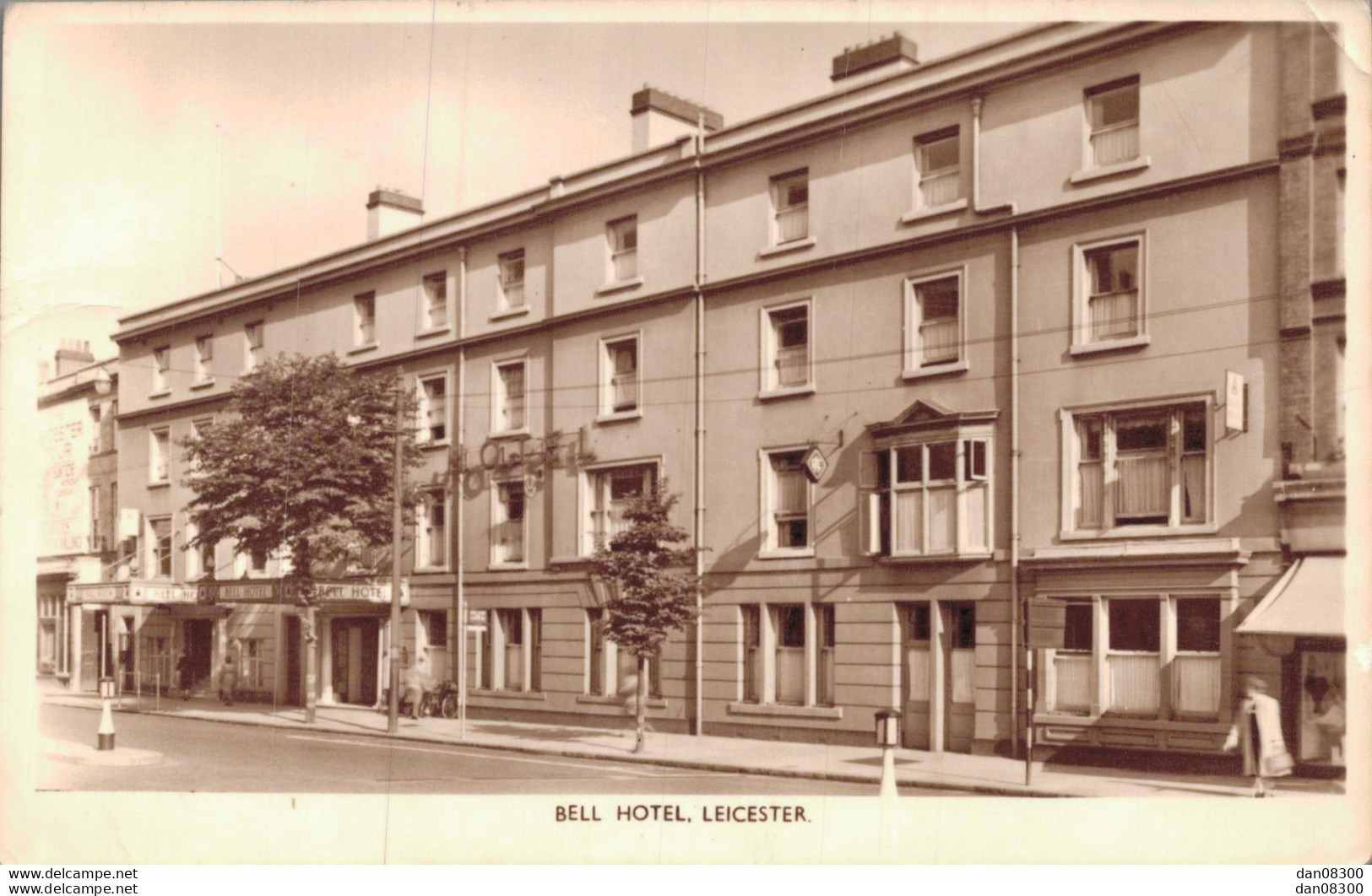 RARE  ANGLETERRE BELL HOTEL LEICESTER - Leicester