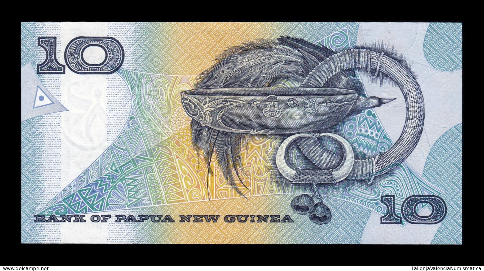 Papua New Guinea 10 Kina 1995 Pick 9c Sc Unc - Papouasie-Nouvelle-Guinée