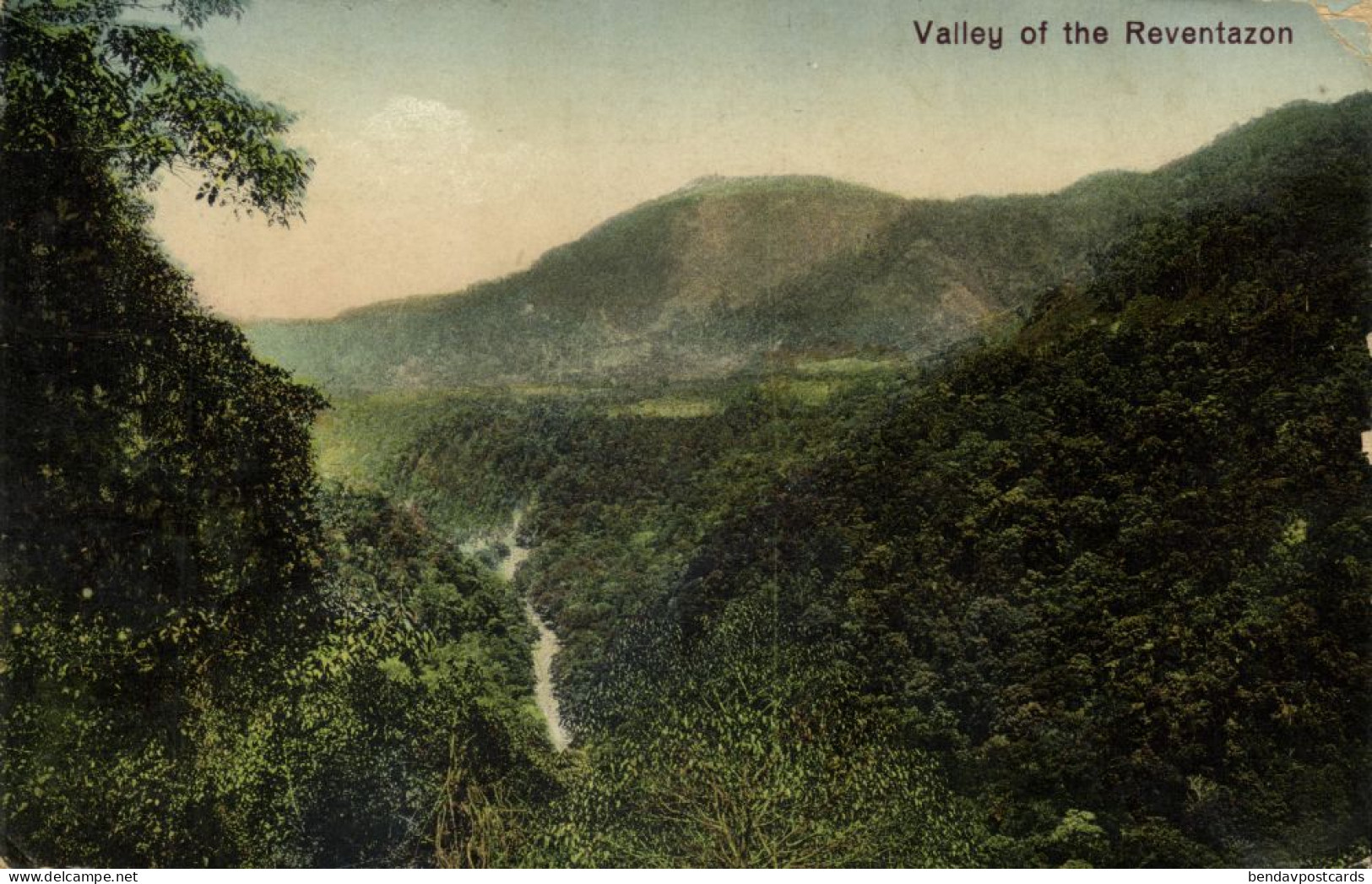 Costa Rica, C.A., Valley Of The Reventazon (1910s) Postcard - Costa Rica