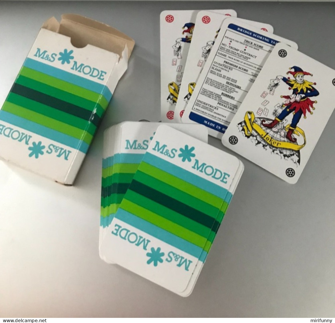 PLAYING CARDS/JEU DE CARTES/M&S MODE - 54 Karten