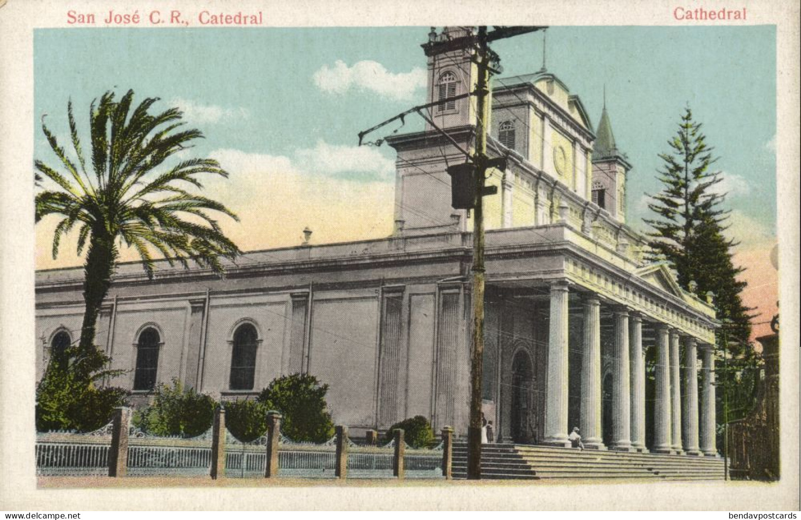 Costa Rica, C.A., SAN JOSÉ, Cathedral (1920s) Postcard - Costa Rica