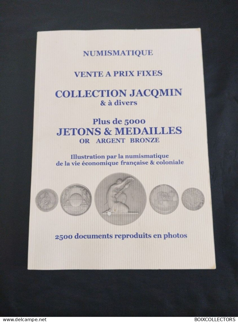 Maison PLATT - Numismatique Vente Collection Jacqmin - Livres & Logiciels