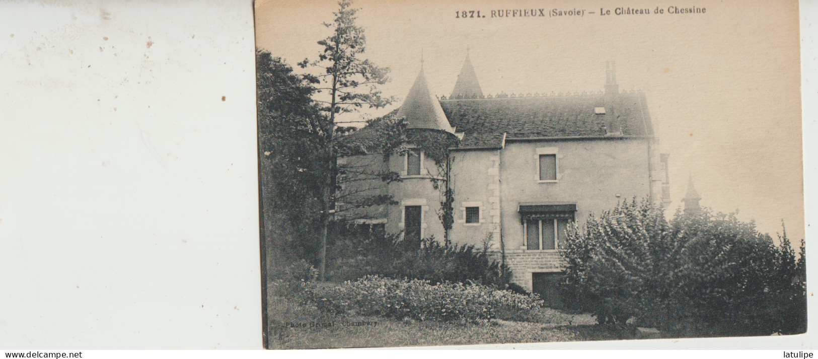 Ruffieux  73  Carte Circulée  Le Chateau  De Chessine - Ruffieux