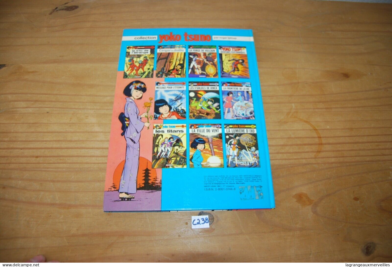 C238 BD - Yoko Tsuno - La Spirale Du Temps - Tome 11 - 1981 - Yoko Tsuno