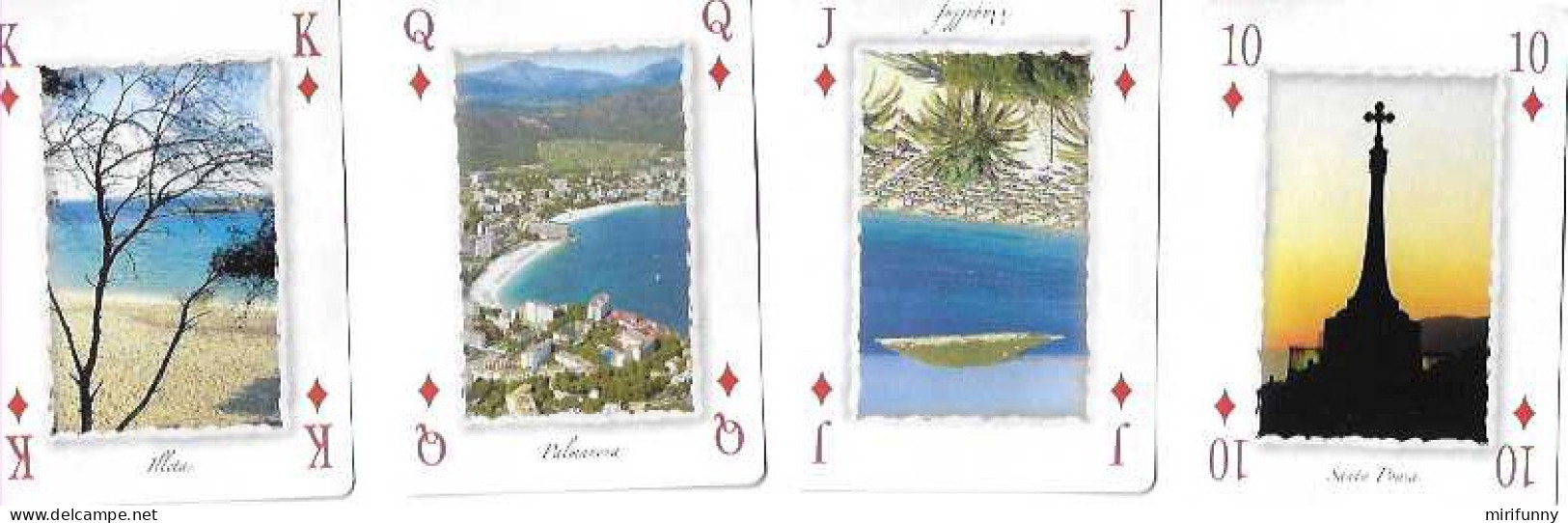 PLAYING CARDS/JEU DE CARTES/ MALLORCA /VUES TOUTES DIFFERENTES