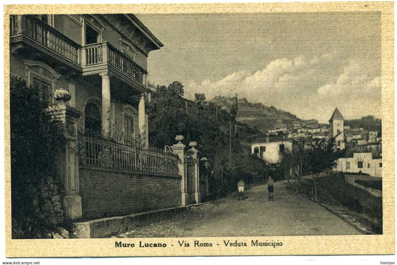 D.96  MURO LUCANO - Potenza - Via Roma - Veduta Municipio - 1930 - Other & Unclassified