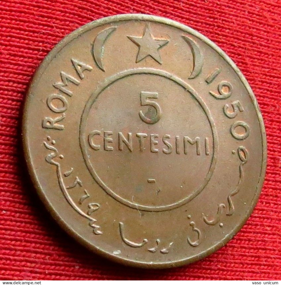 Somalia 5 Centesimi 1950 - Somalie