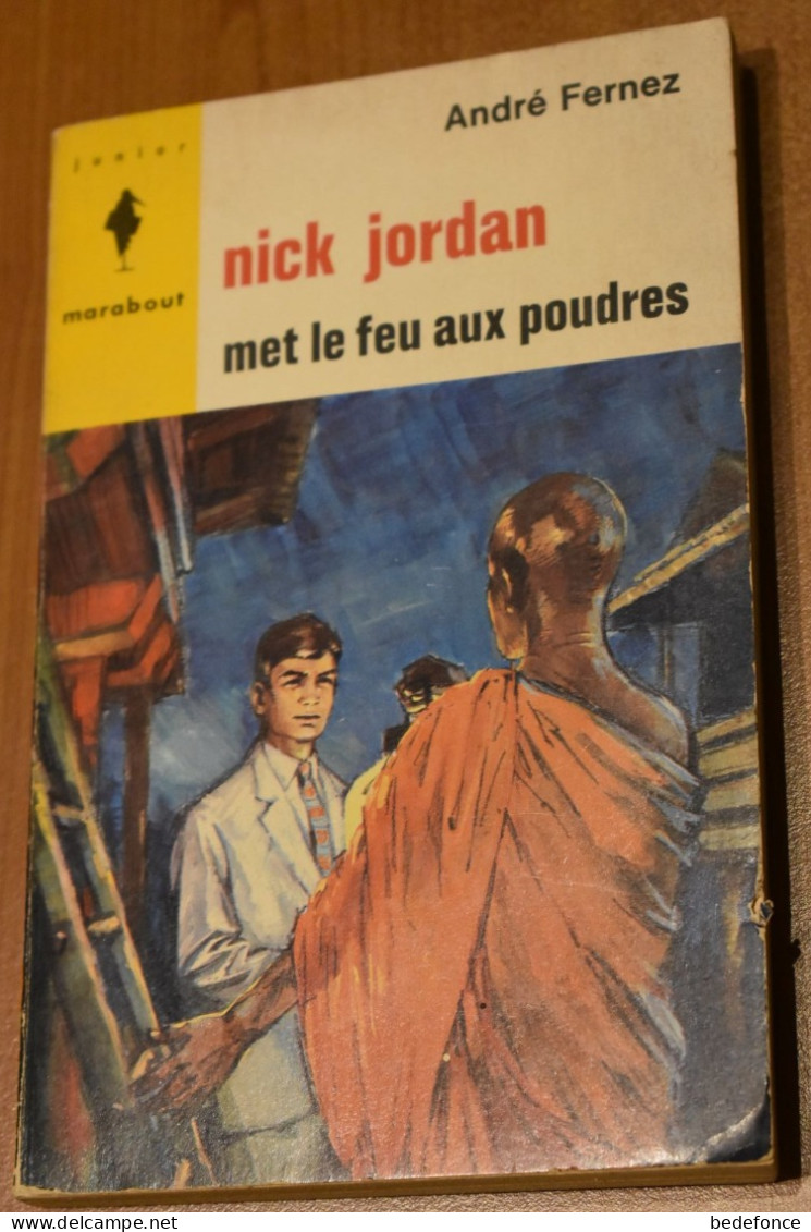 Nick Jordan - Marabout 284 - Nick Jordan Met Le Feu Aux Poudre - André Fernez - Eo - Marabout