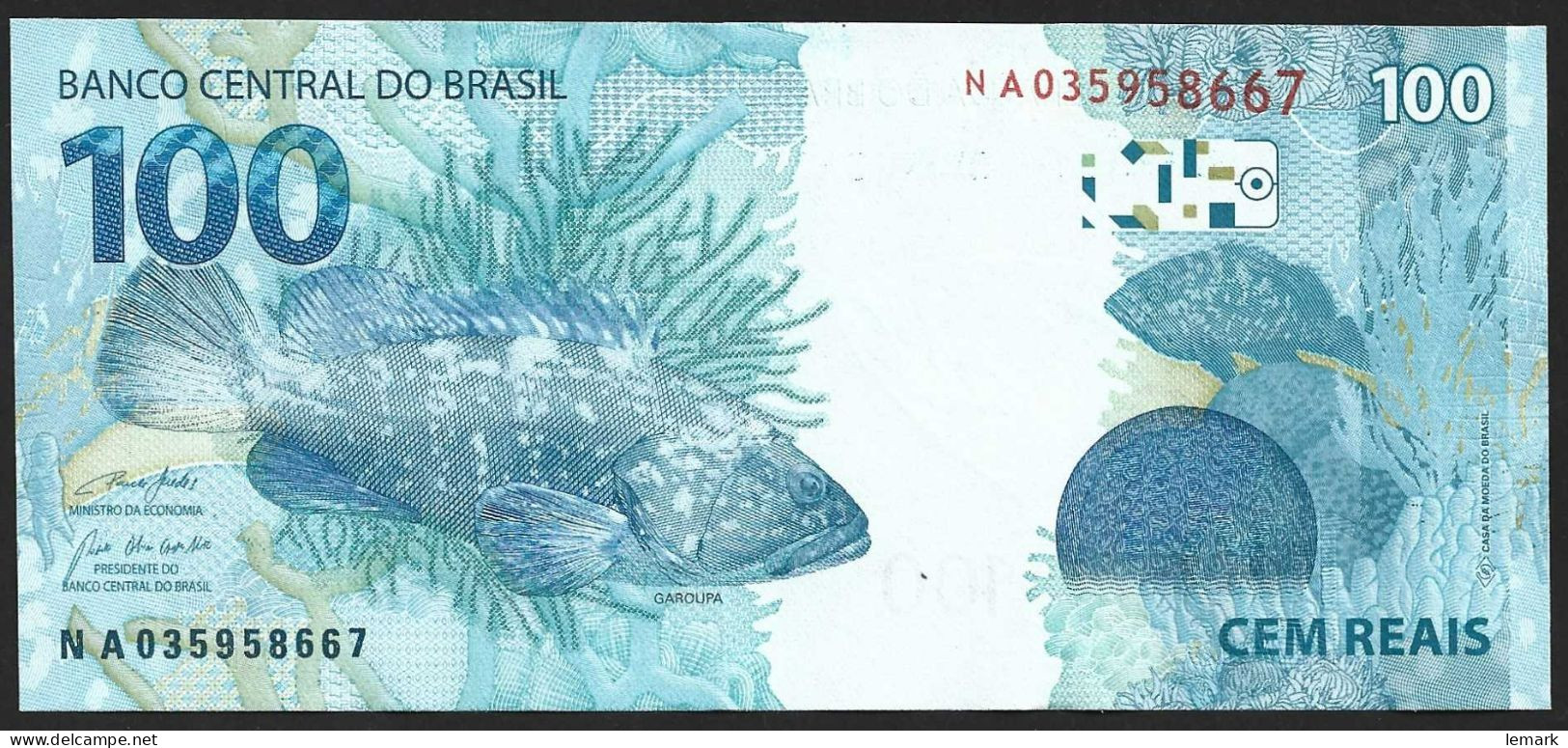 Brazil 100 Reais 2010 P257f UNC - Brésil