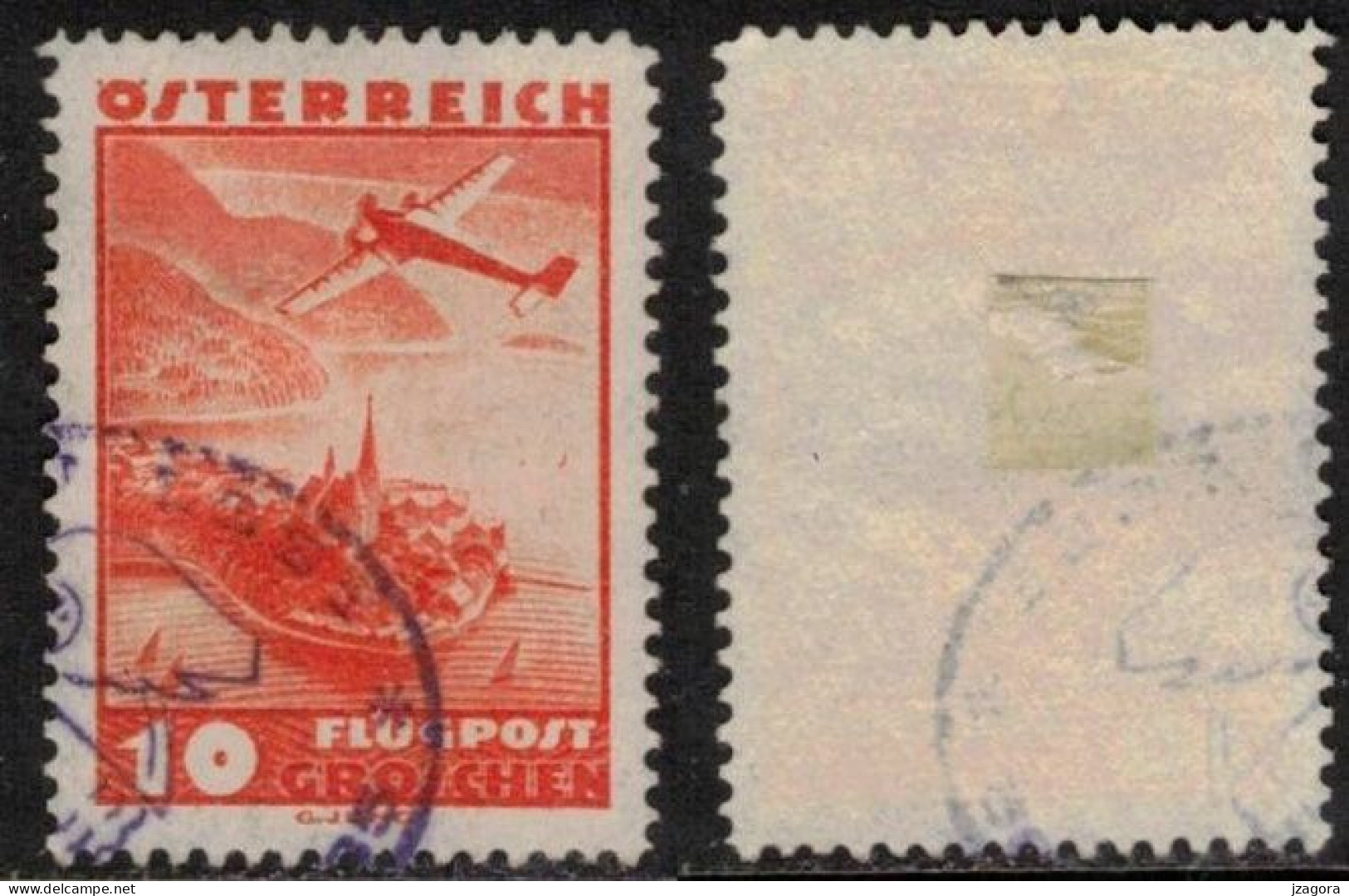 AUSTRIA ÖSTERREICH AUTRICHE 1935 Mi 599 Sc C33  FLUGPOST Air Mail Correo Aéreo Poste Aérienne - Used Stamps