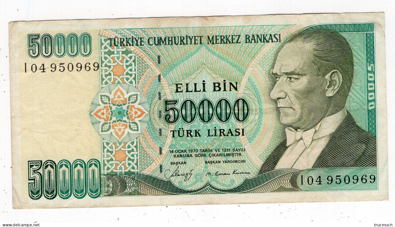 105 - TURQUIE - 50000 LIRASI - Turquie