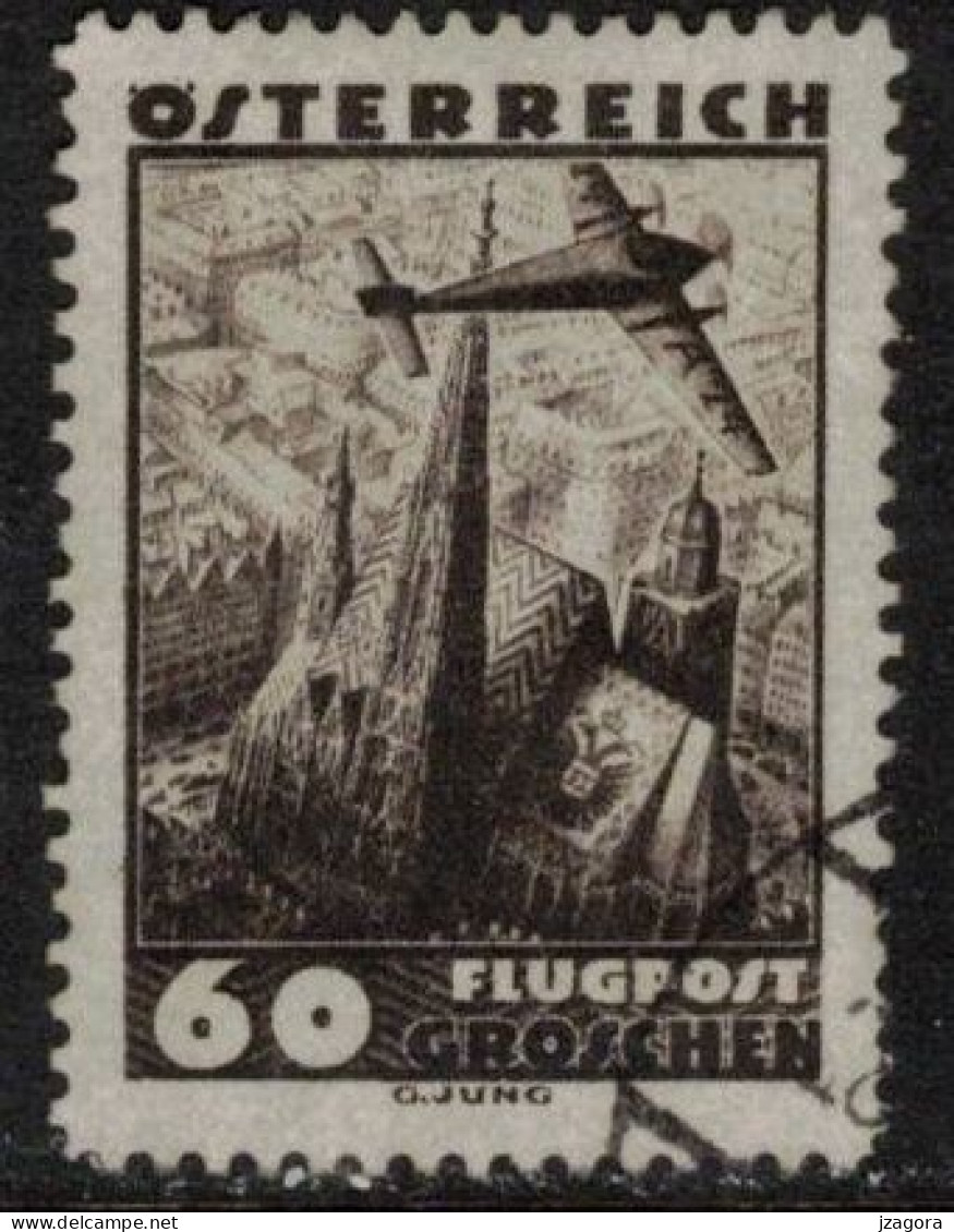 AUSTRIA ÖSTERREICH AUTRICHE 1935 Mi 606 Sc C40  FLUGPOST Air Mail Correo Aéreo Poste Aérienne - Used Stamps