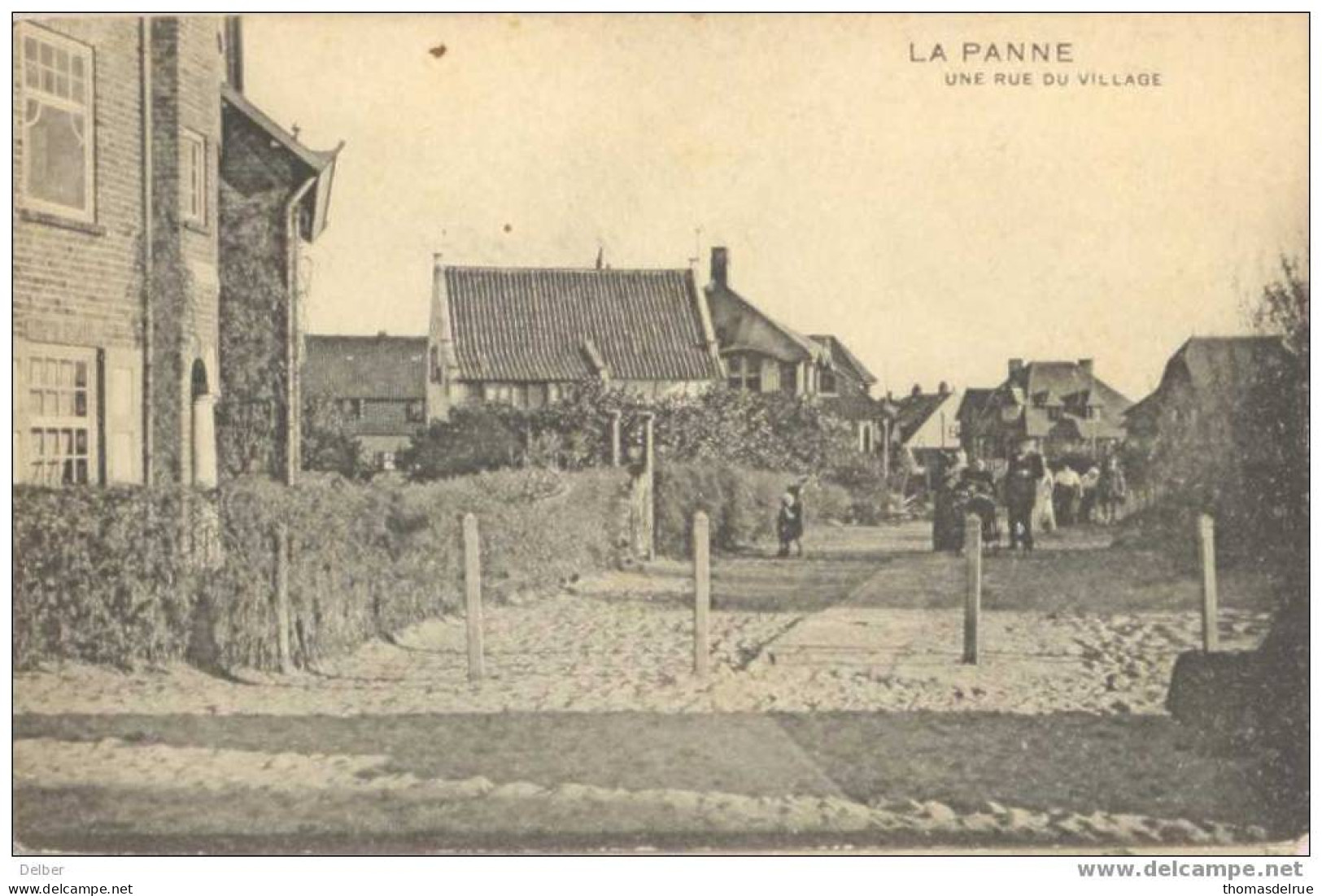 Zb959: Postkaart:LAPANNE Une Rue Du Village: Geweigerd Als S.M. Taks Niet Geïnd: > F - Niet-bezet Gebied