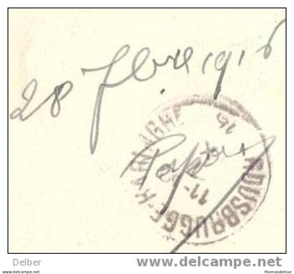 _P301: Postkaart: Saint-JEAN-de-LUZ: 5ct Semeuse >>ROUSBRUGGE-HARINGHE: 7 X 16 : Niet Bezet BELGIE - Zona Non Occupata