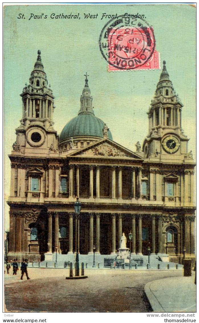 _P268: St.Paul's Catheral, West Front, London - St. Paul's Cathedral