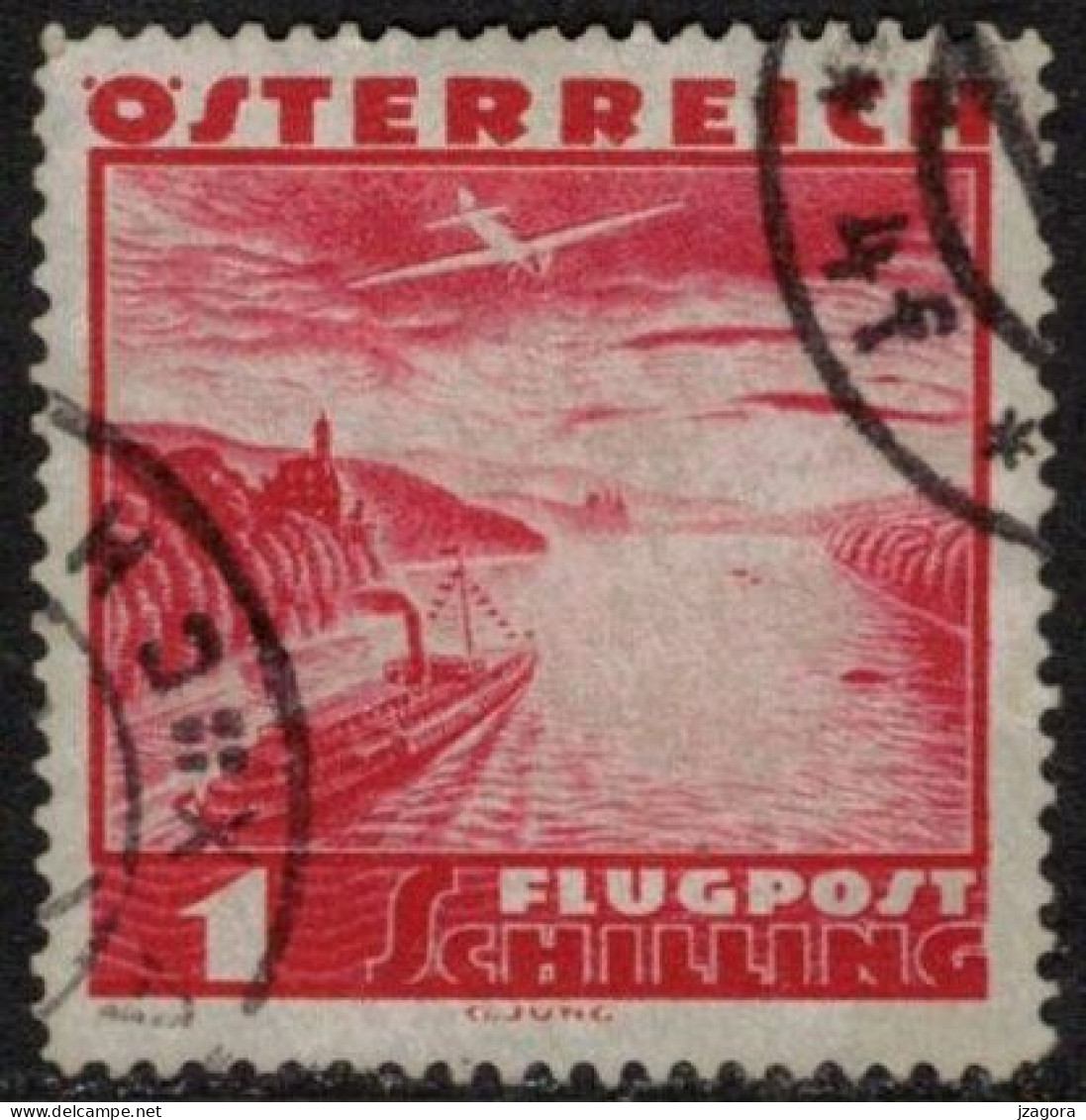 AUSTRIA ÖSTERREICH AUTRICHE 1935 Mi 608 Sc C42  FLUGPOST Air Mail Correo Aéreo Poste Aérienne - Used Stamps