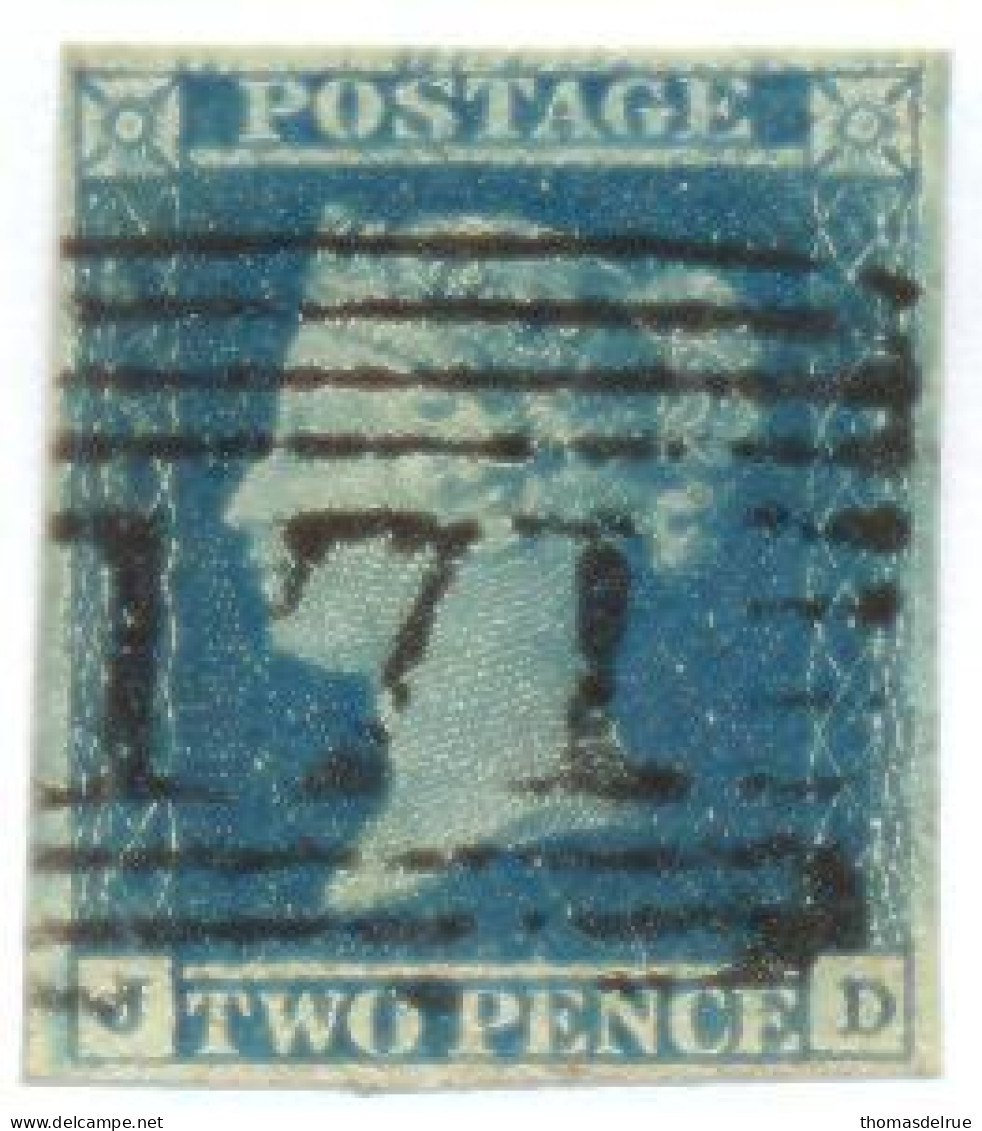 Ua730:    J__D  - Plate 3  - Double Letter - Used Stamps