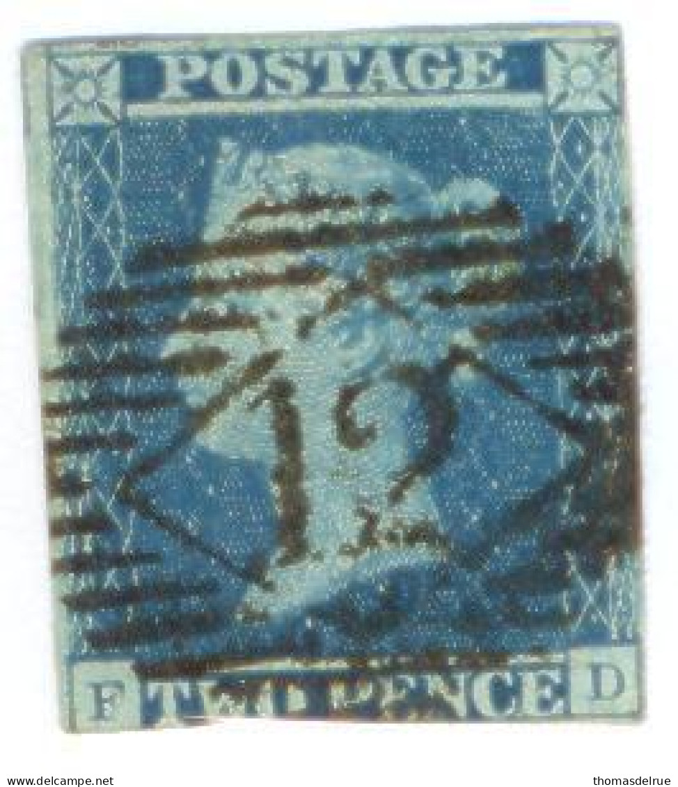 Ua743:   F__D  : Plate 3 - Used Stamps