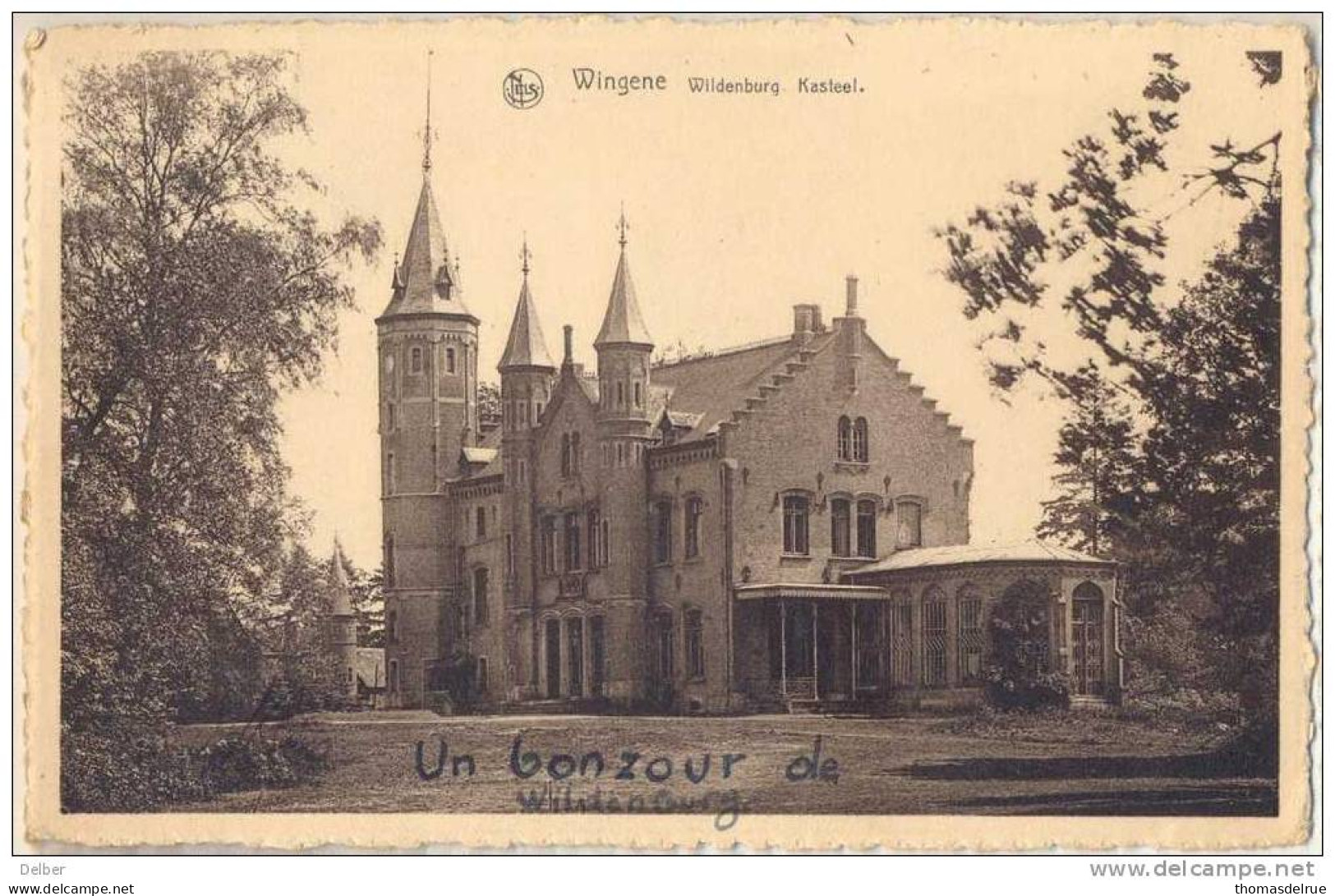 _F256: Wingene Wildenburg Kasteel ... Verstuurd > Ypres - Wingene