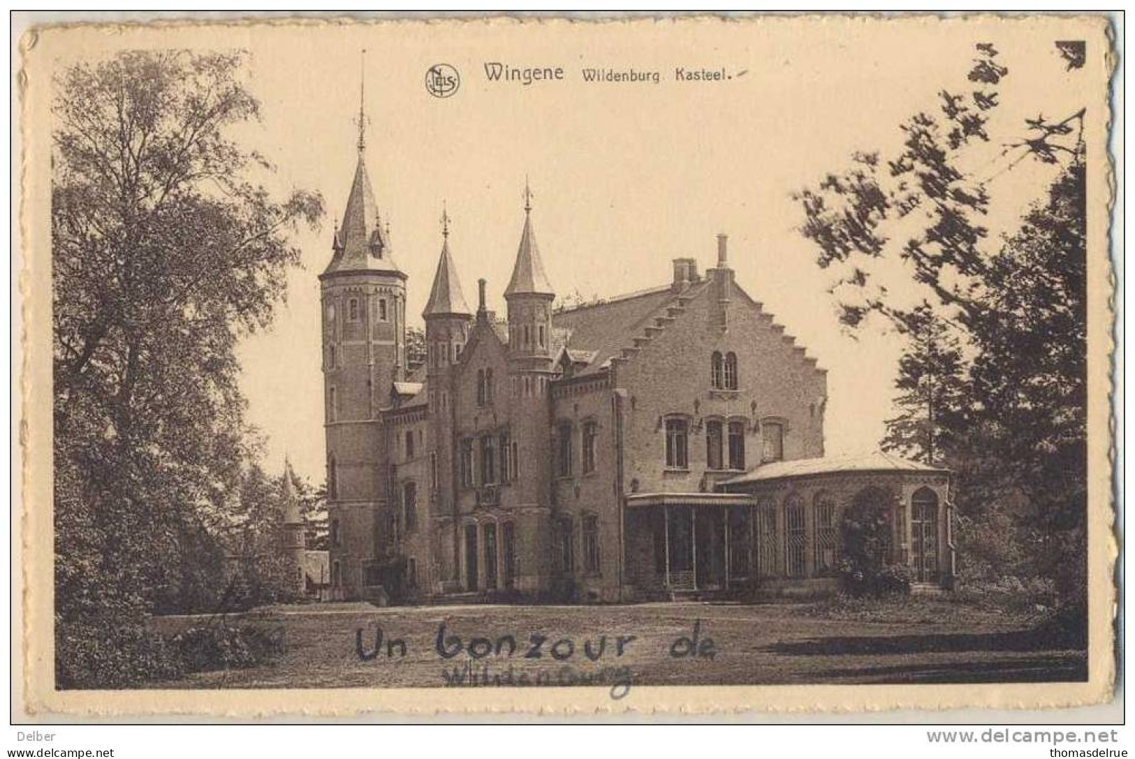 _F258: Wingene Wildenburg Kasteel ... Verstuurd > Ypres - Wingene