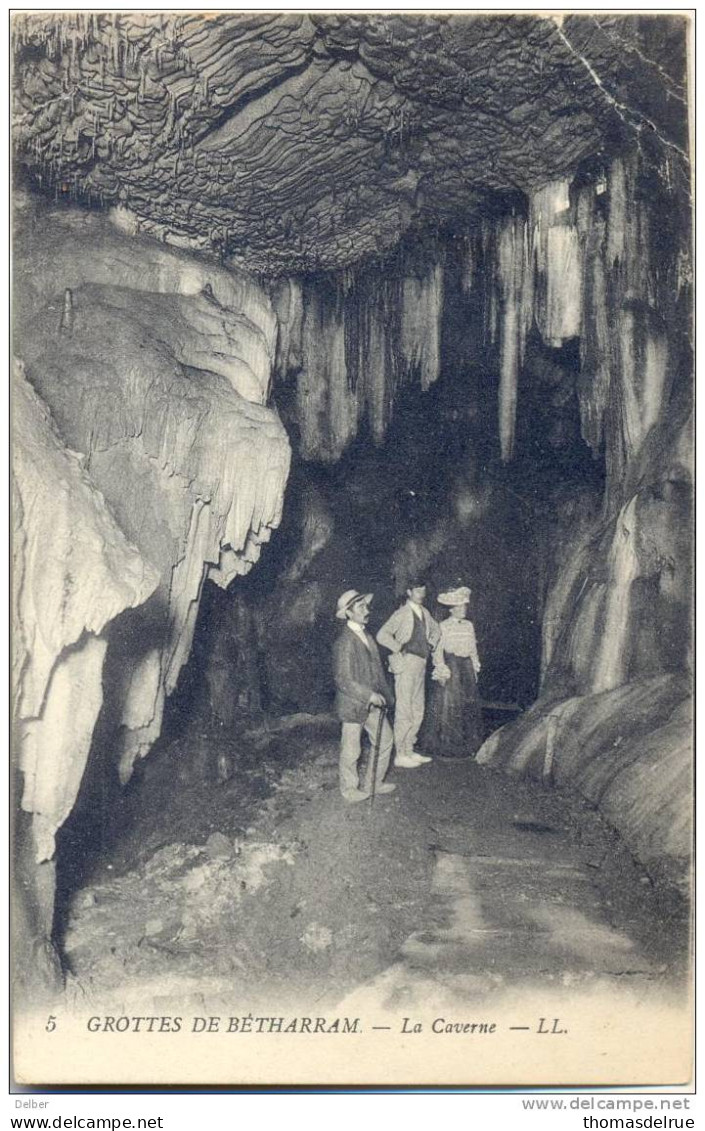 _G987: Carte Postale: 5 GROTTES DE BETHARRAM - La Caverne: 15c Semeuse: - AK: ROUSBRUGGE-HARINGHE 27 IV 1917 - Unbesetzte Zone