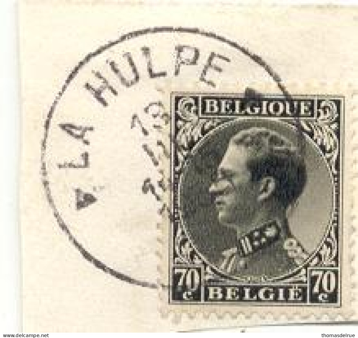 Ek31:N° 411: Op Fragment: LA HULPE - 1934-1935 Leopold III.