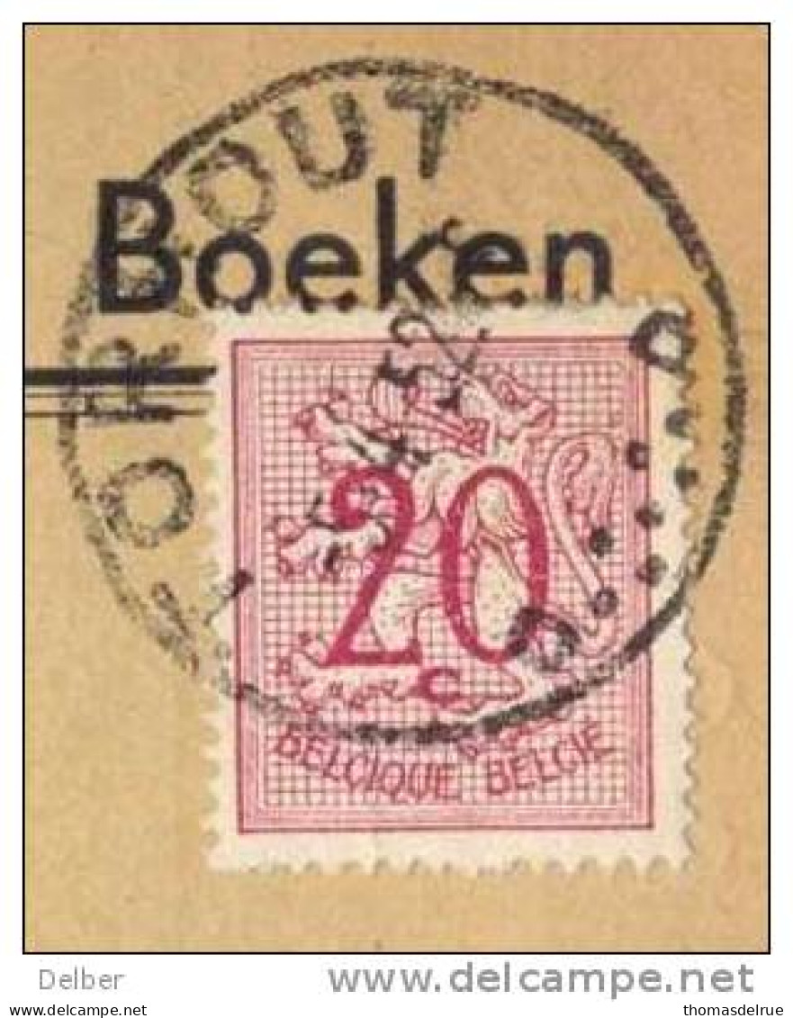 _Hc917: TORHOUT: Bestelkaart Voor Boeken : Boekhandel A.Willemyns, Breidelstraat, 4 TORHOUT... Met Pinarchief... - Torhout