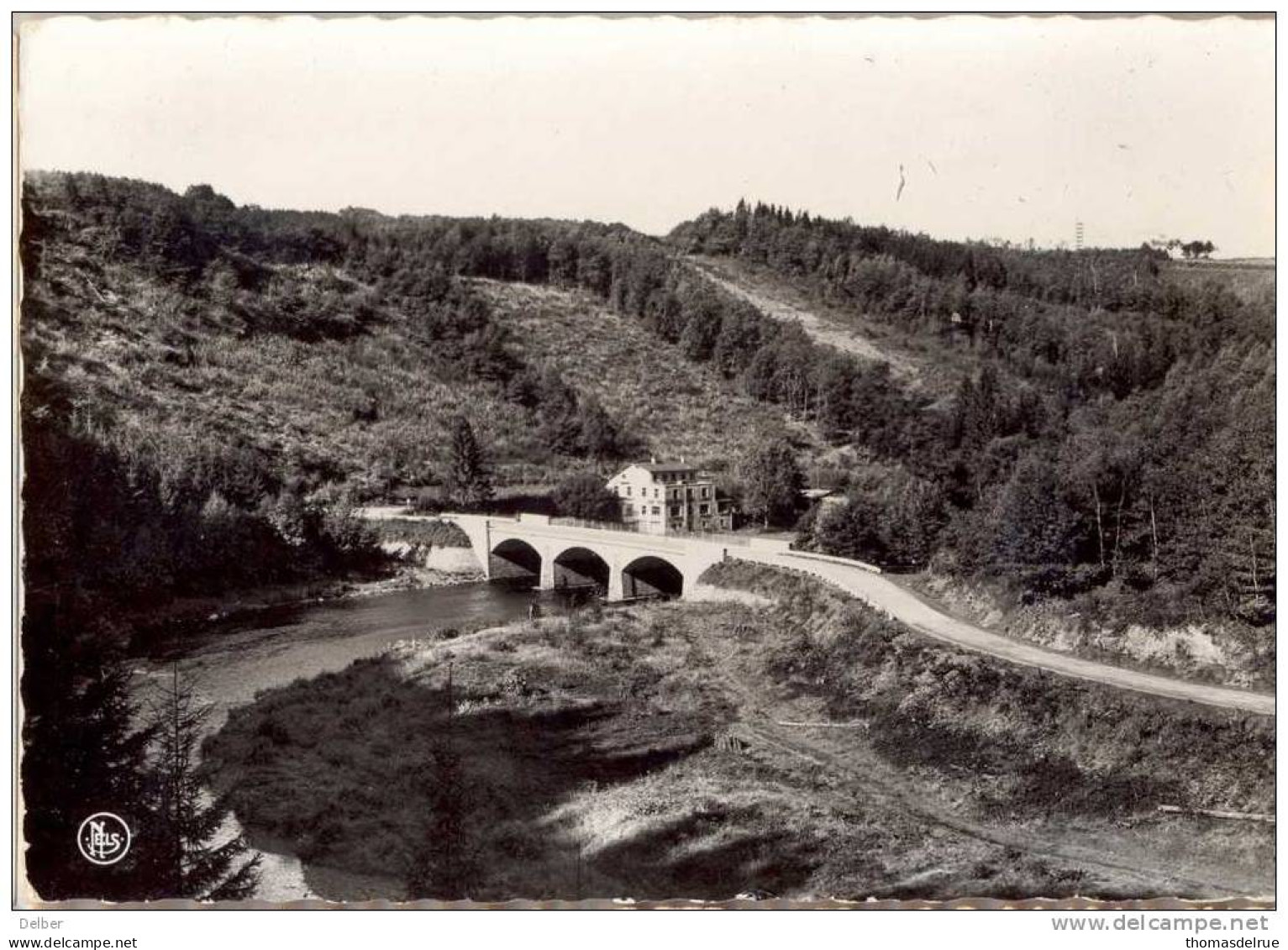 _B567: Au Sommet Du Hérou HOTEL DES 5 OURTHES Nadrin-Hérou : L'Ourthe Et Le Pont Du Fay >: HOUFFALIZE > Leuze - Nandrin