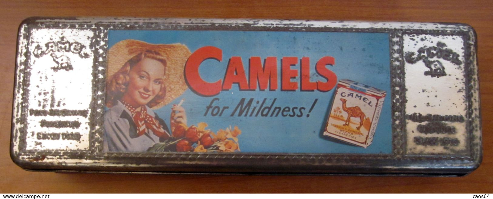 CAMEL FILTER  SCATOLA METAL ITALY BOX SIGARETTE - Etuis à Cigarettes Vides