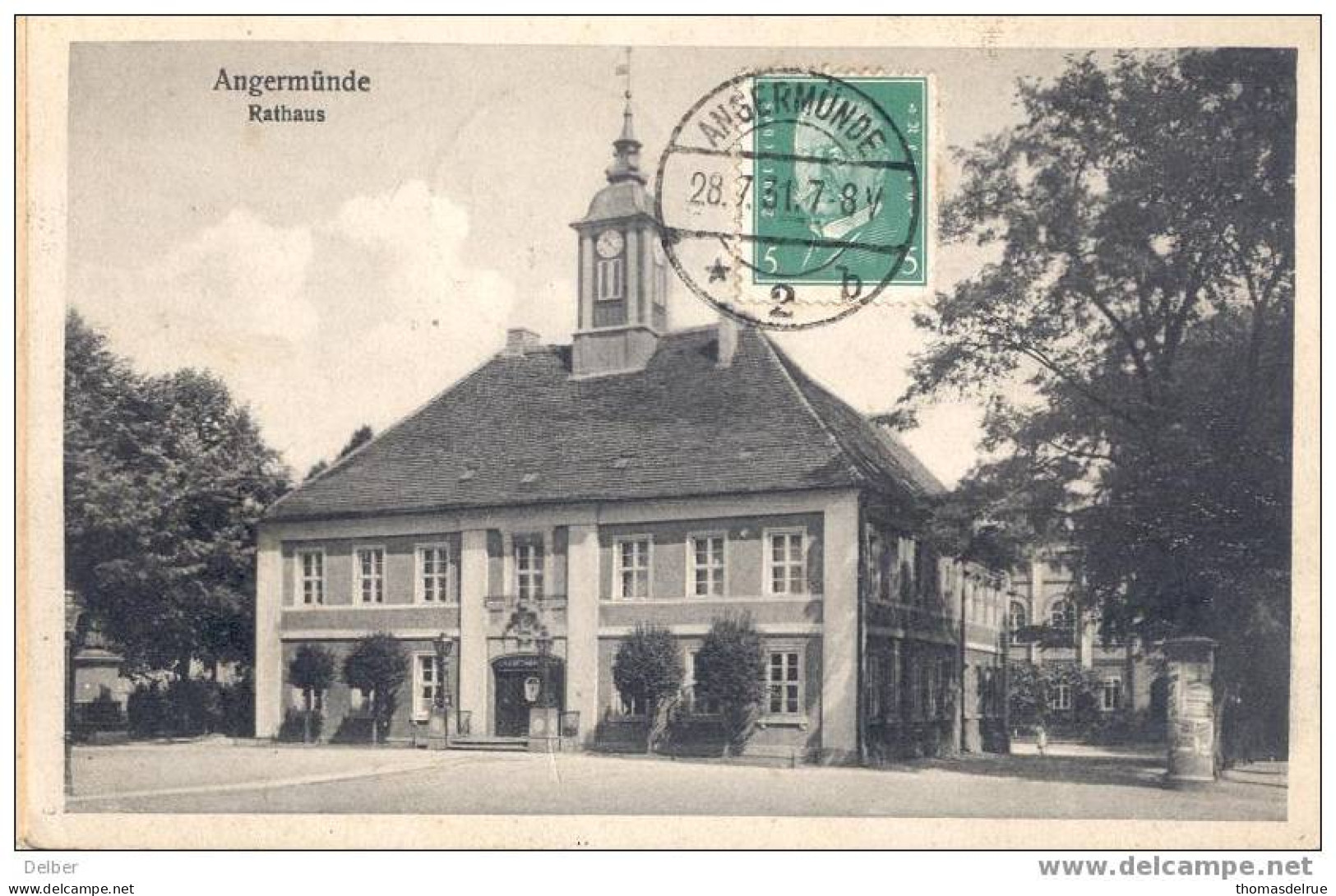 Nc54:ANGERMUNDE Rathaus - Angermünde