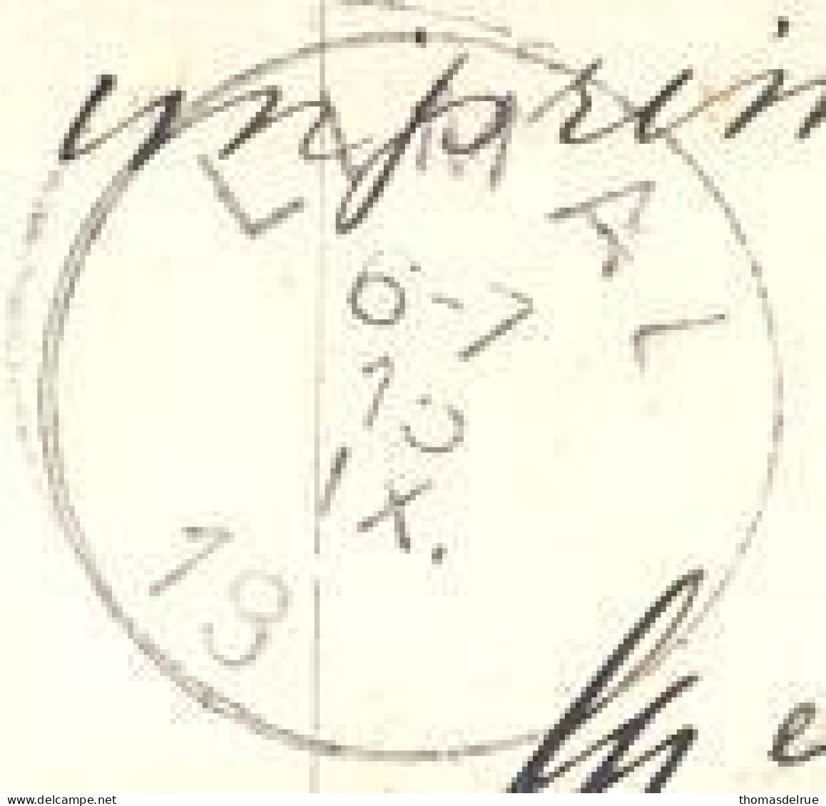 Wb222:kaart Uit Nederland > LIMAL : Noodstempel: Onvolledig Jaar - Foruna (1919)