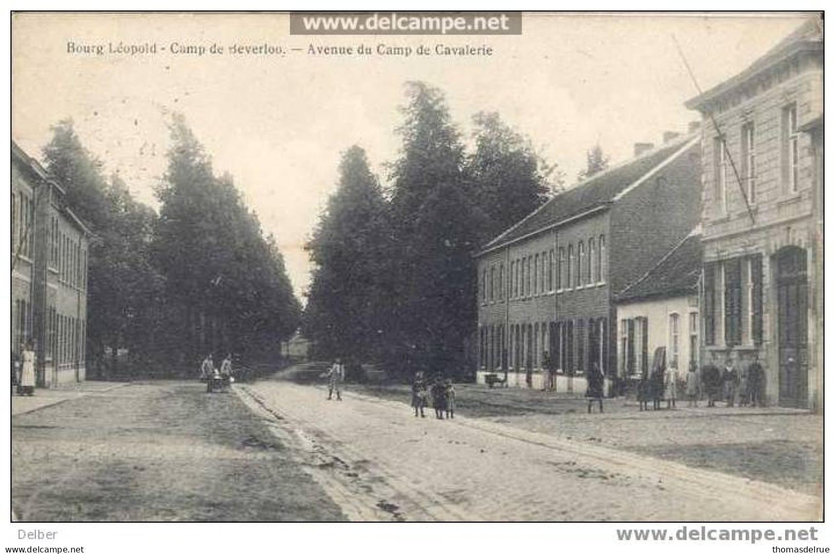 Nd217:BOURG-LEOPOLD-Camp De Beverloo - Avenue Du Camp De Cavalerie - Leopoldsburg