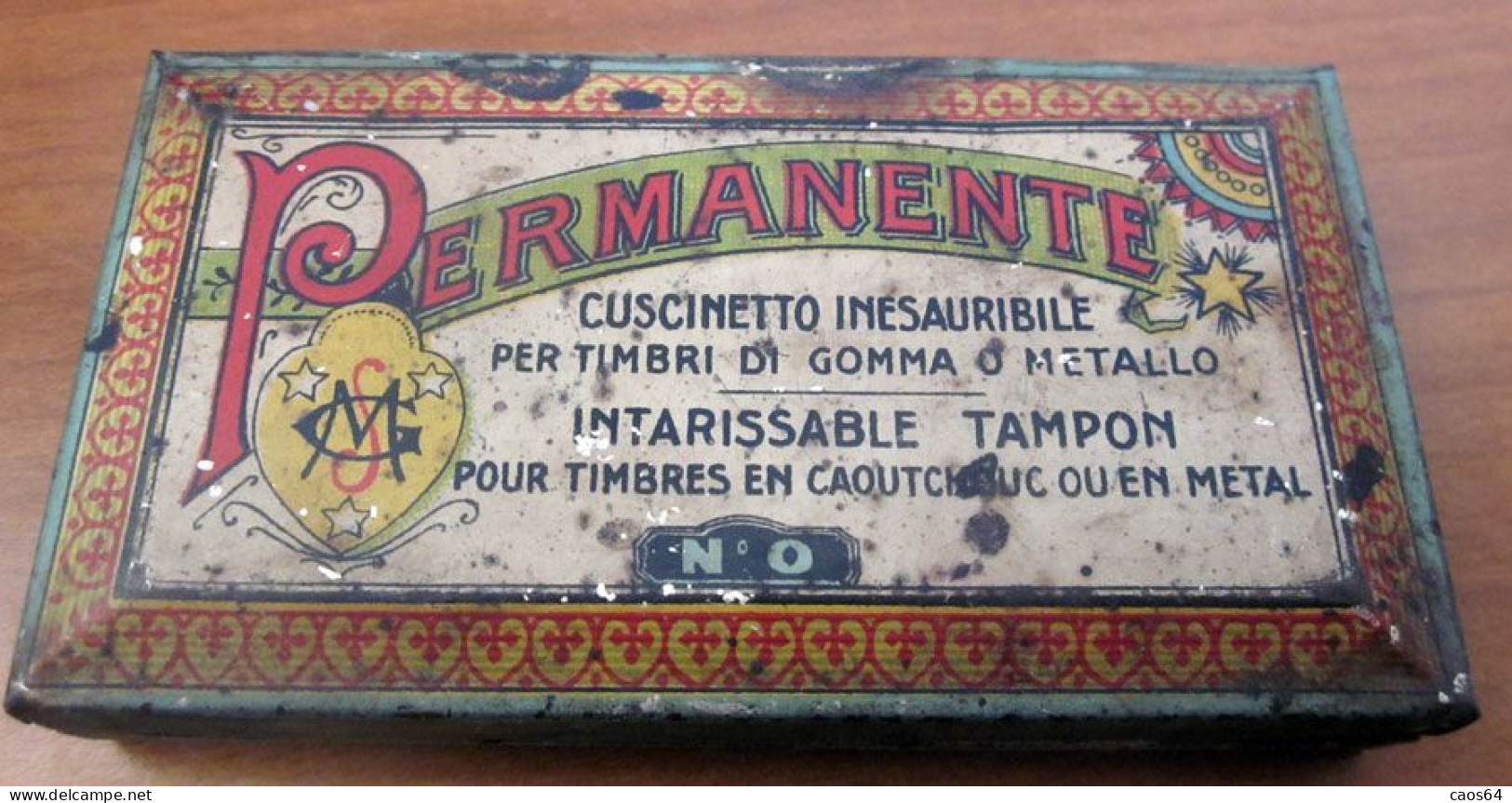 Cuscinetto Per Timbri Permanente Vintage - Stempels