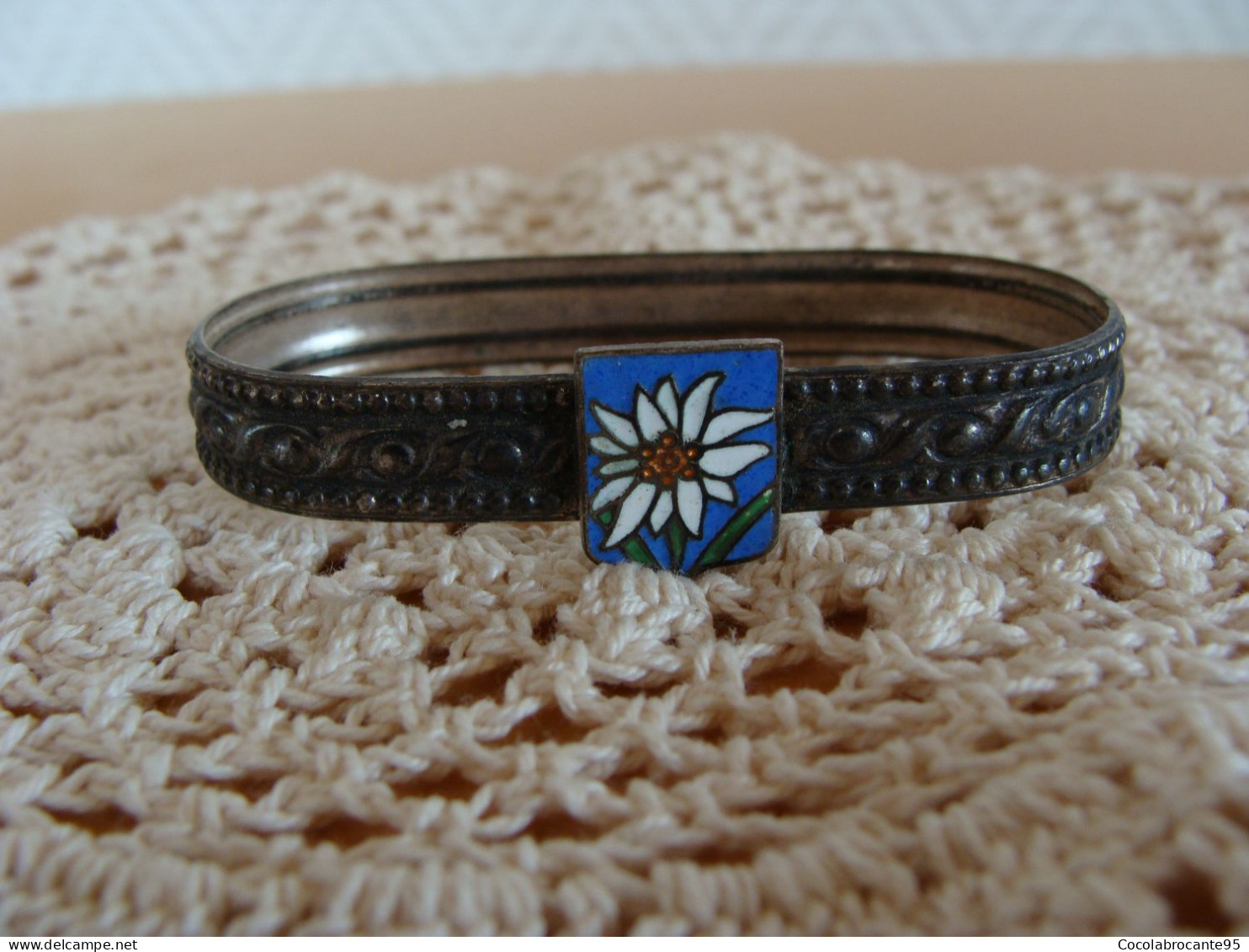 Rond De Serviette Edelweiss Vintage - Andere & Zonder Classificatie