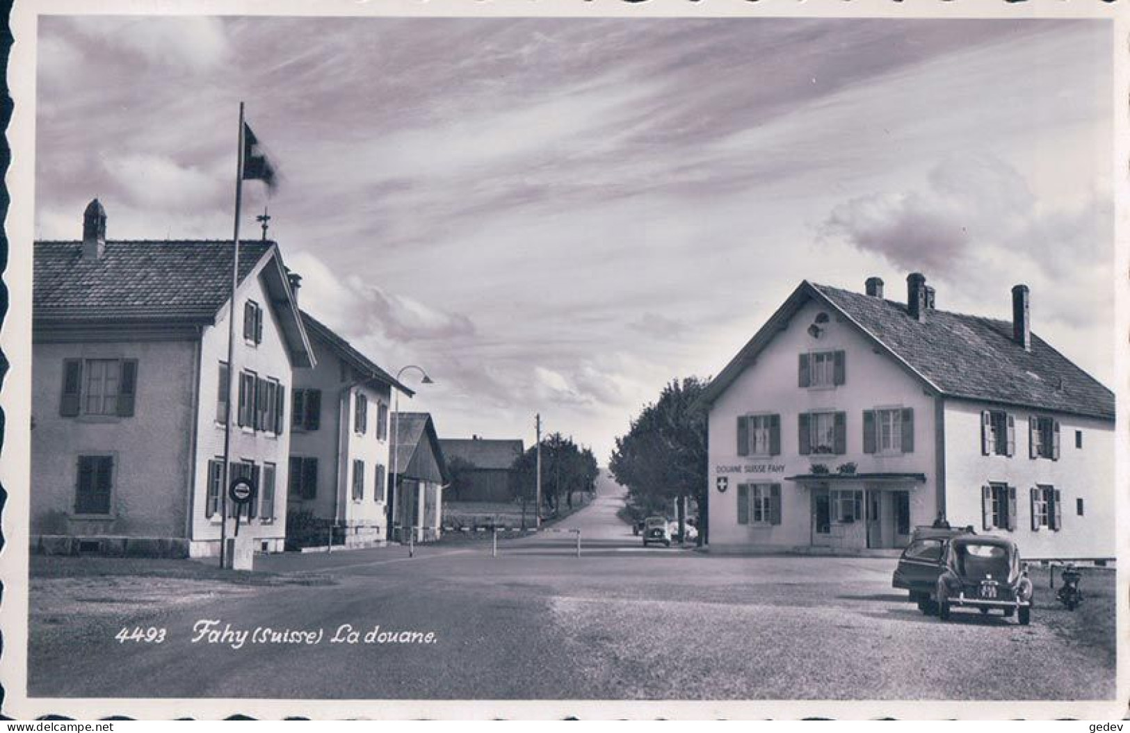 Fahy JU, La Douane Suisse, Voiture (4493) - Fahy