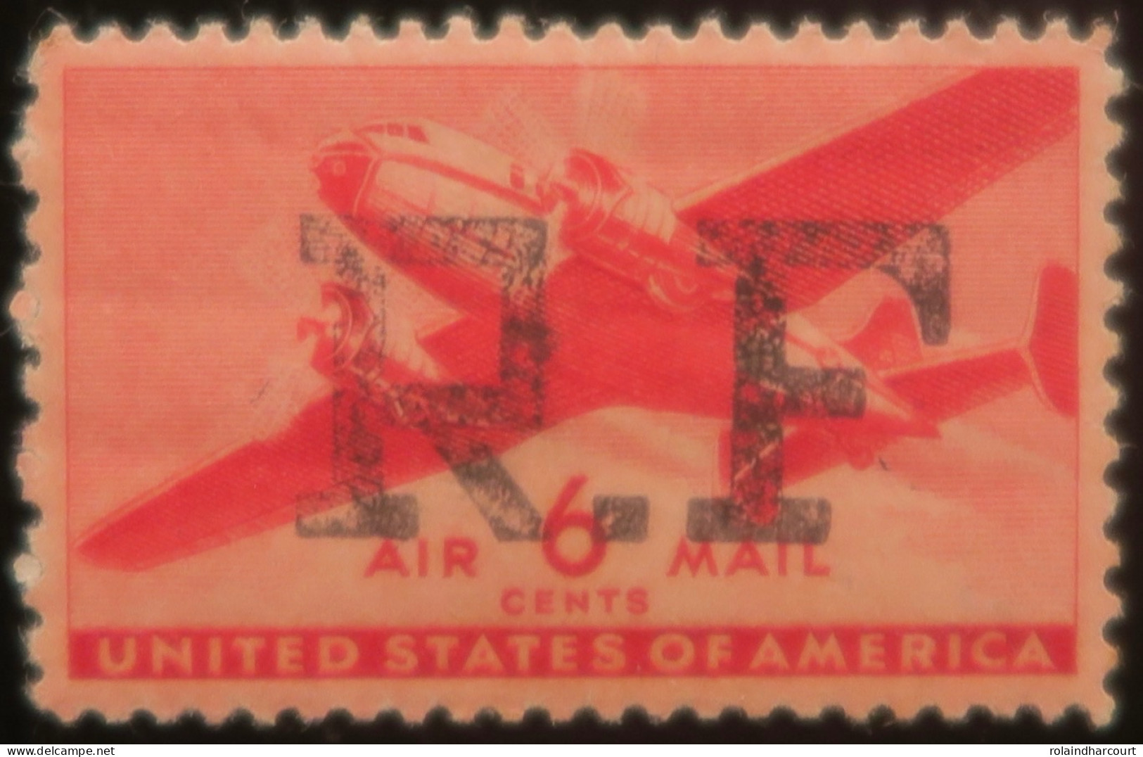 LP3969/31 - 1944/1945 - POSTE AERIENNE MILITAIRE - N°26 (Etats-Unis) Surchargé - N°16 (I) ALGER - Timbre Signé - Military Airmail