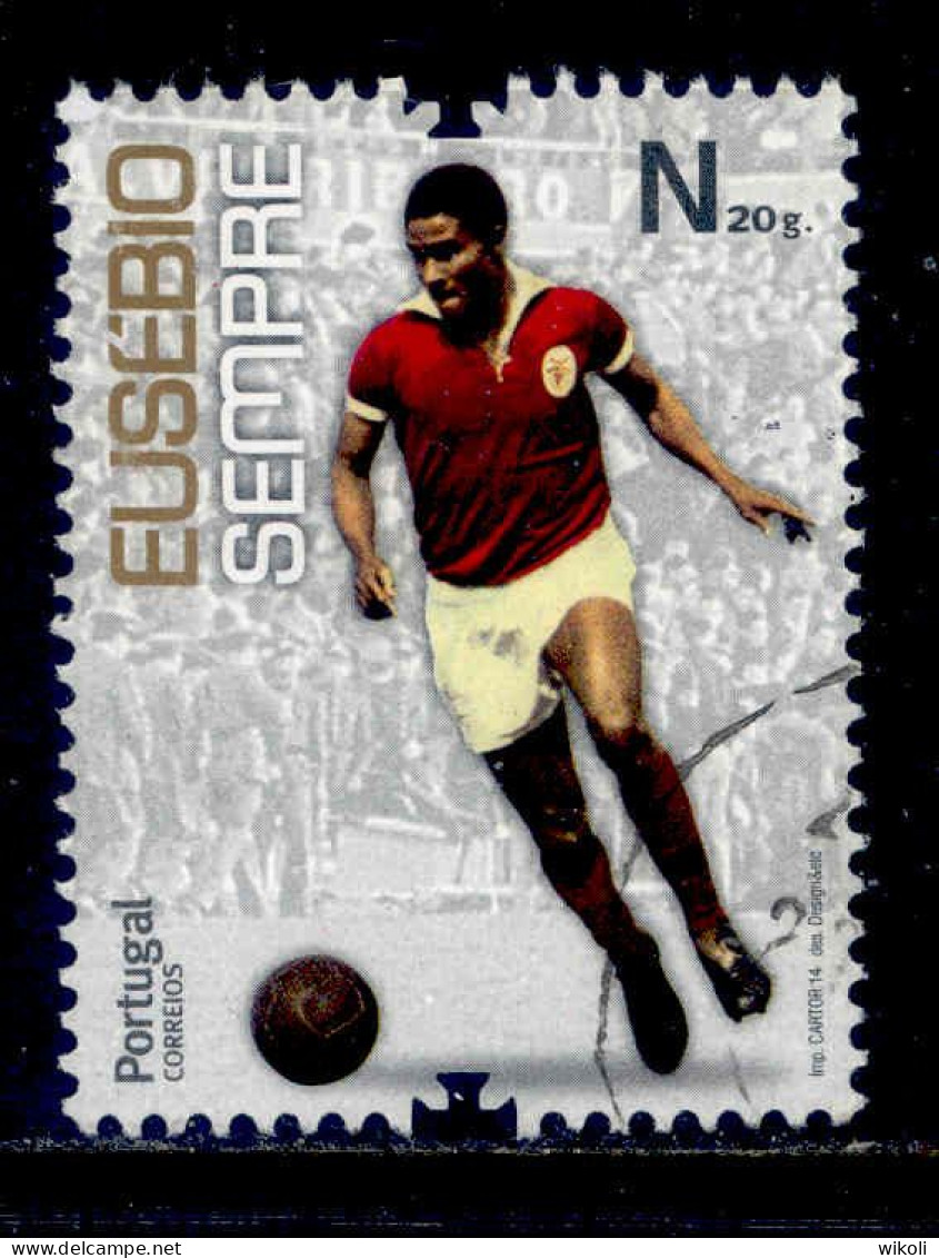 ! ! Portugal - 2014 Eusebio - Af. 4435 - Used - Used Stamps