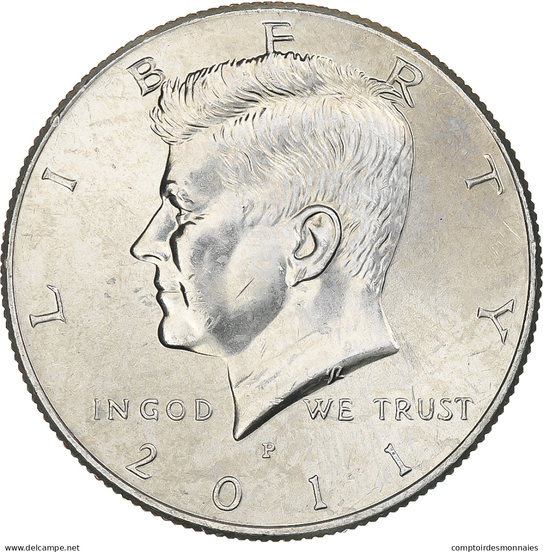 États-Unis, Kennedy, Half Dollar, 2011, Philadelphie, SPL, Cupronickel Plaqué - 1964-…: Kennedy