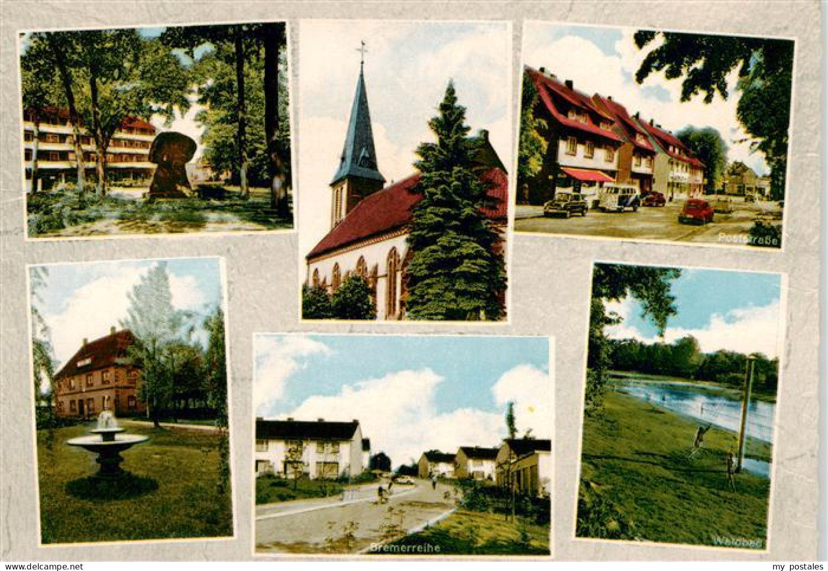 73895860 Buchholz Nordheide Teilansichten Kirche Poststrasse Bremerreihe Waldbad - Buchholz