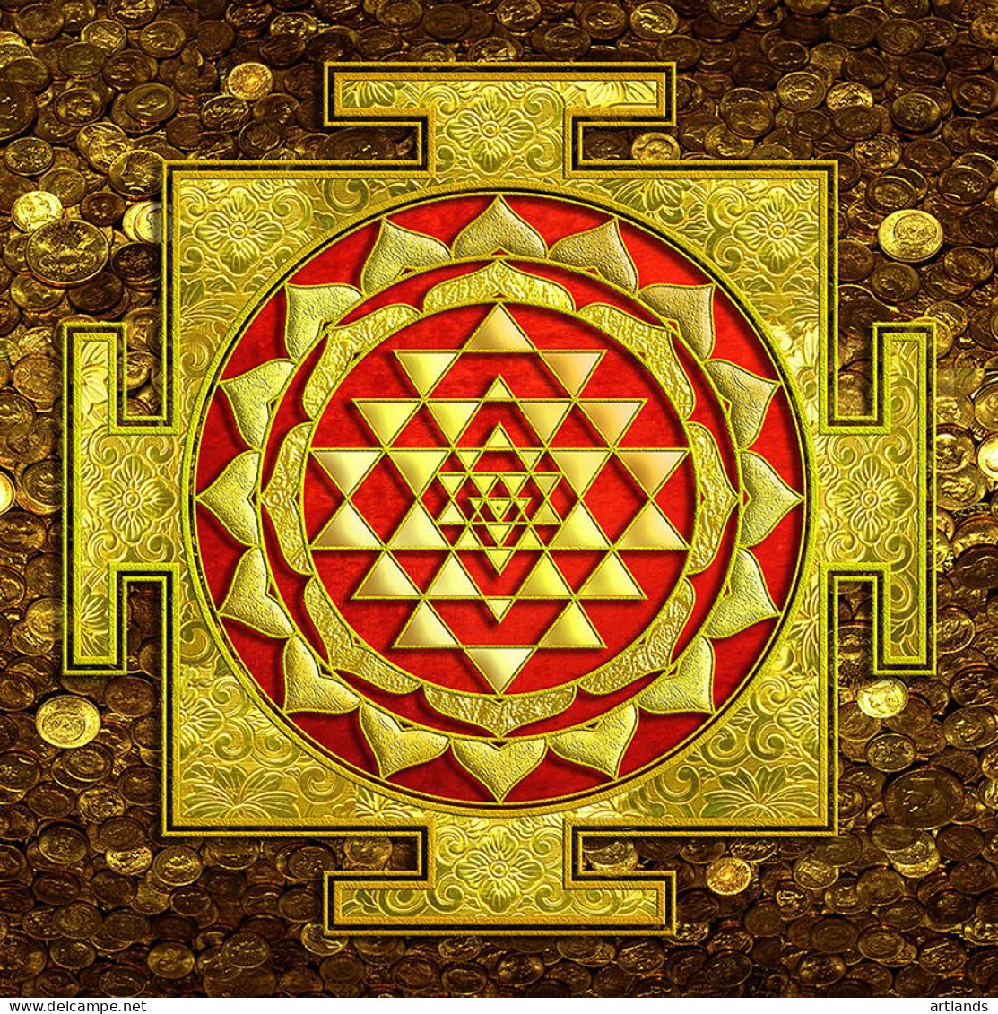 Lakshmi Kubera Yantra - Azië