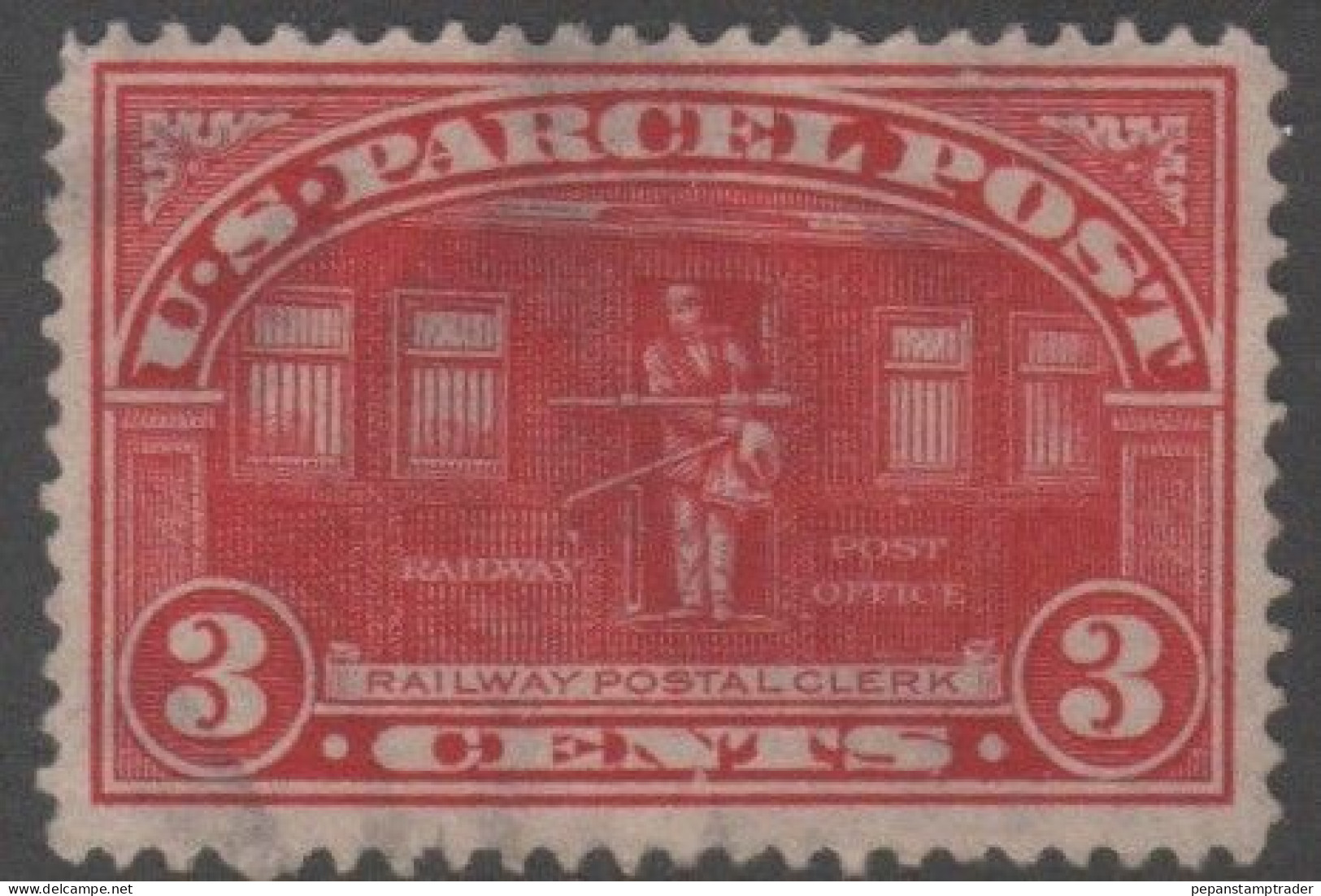 USA - #Q3 - Used - Parcel Post - Paketmarken