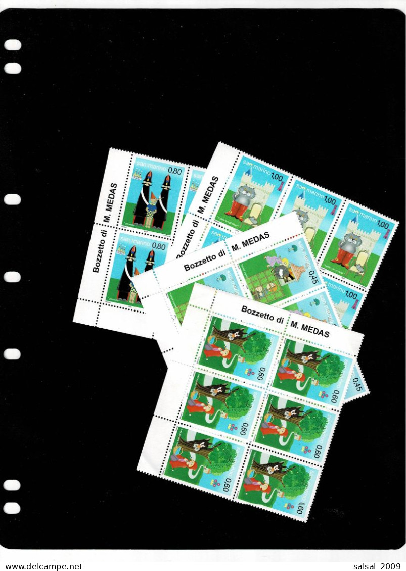 SAN MARINO ,serie Complete In Blocchi Di 6 ,qualita Splendida - Unused Stamps