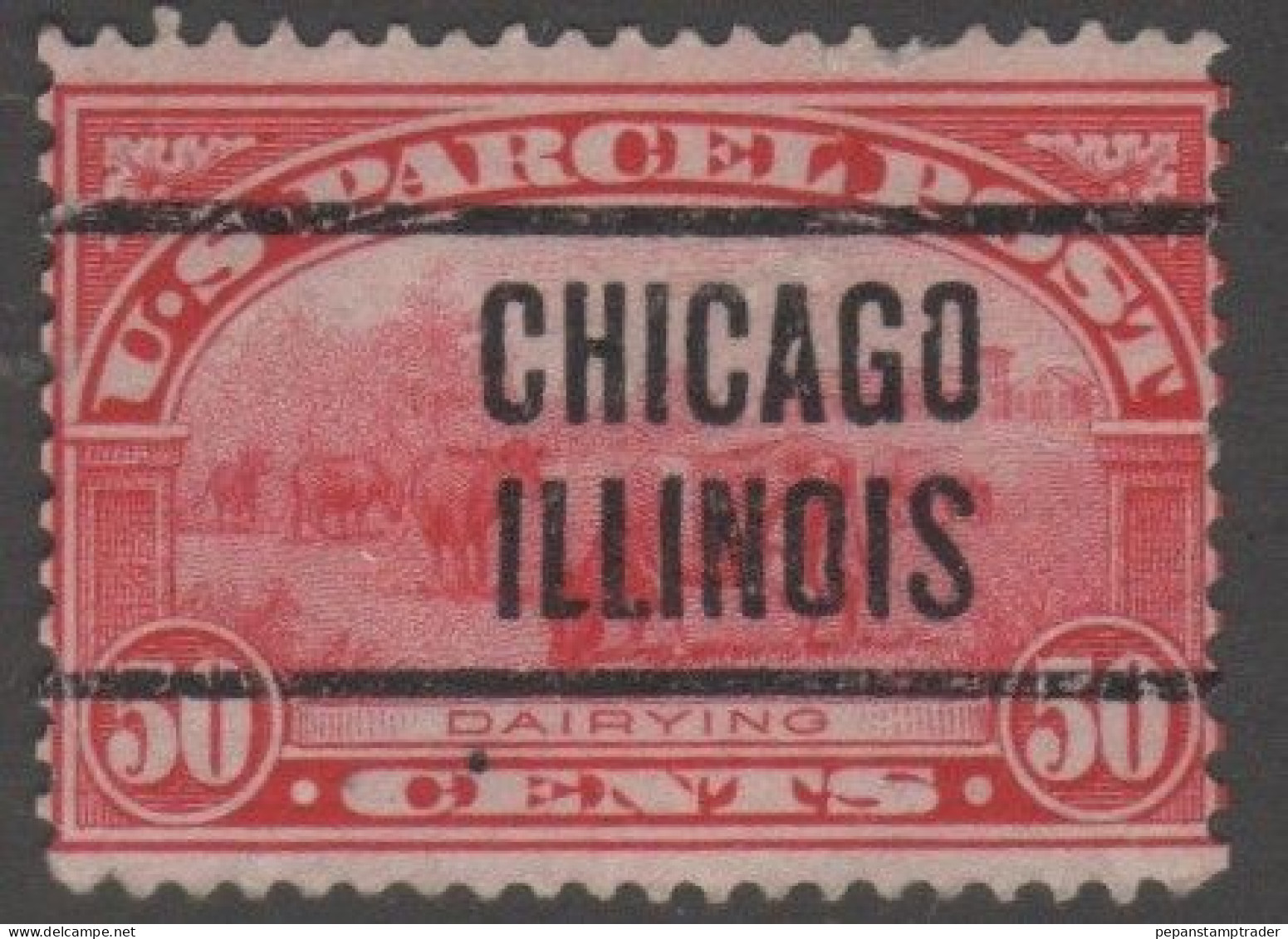 USA - #Q10 - Used - Parcel Post - Reisgoedzegels